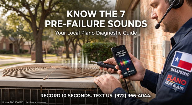 The 7 Sounds a Plano AC Makes Right Before It Fails This Summer (And What Each One Costs to Fix vs Replace)