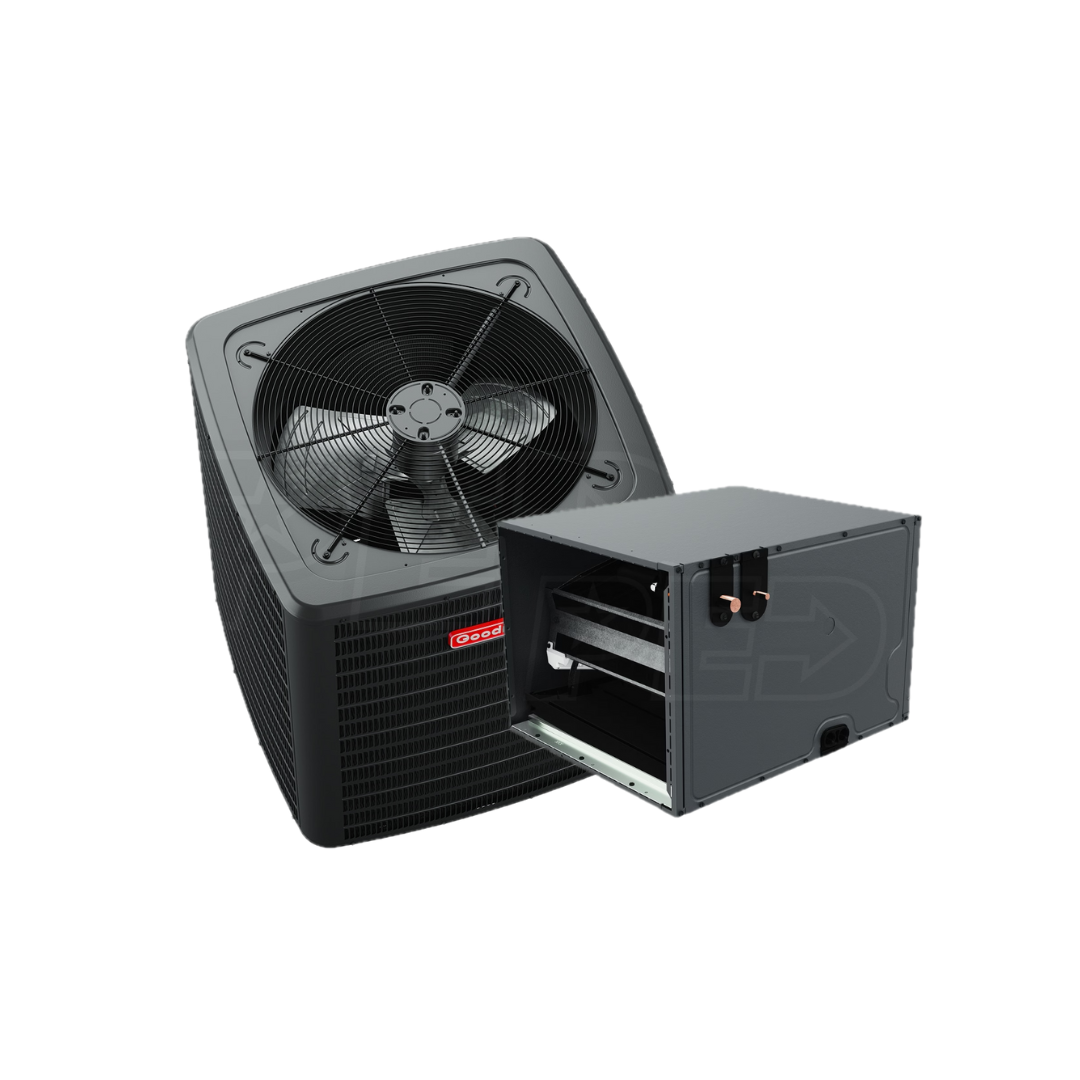 Goodman - 4 -Ton - 14.3 SEER2 - Single-Stage - Condenser and Horizontal Coil Bundle - Horizontal