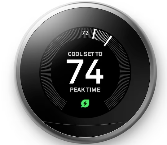 Google Nest Learning Smart Thermostat with WiFi Compatibility (3rd Generation) - Stainless Steel | Plano TX Selection