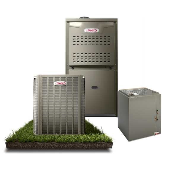 Lennox 4-Ton 14.3 SEER2 Gas System - 80% Furnace Single-Stage Horizontal | Plano TX Region