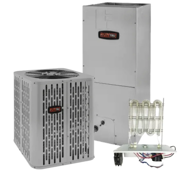 RunTru 2-Ton 14.3 SEER2 Heat Pump System Single-Stage 18K-30K Air Handler | Plano TX Area Stock