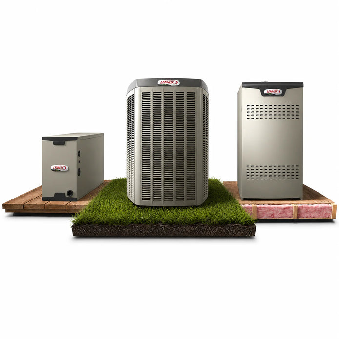 Lennox Elite EL18KCV - 2.0 Ton AC w/ SL280V 2-Stage 80% AFUE Furnace (Vertical) + CK40CT-24A Coil - 16.0 SEER2 with Install